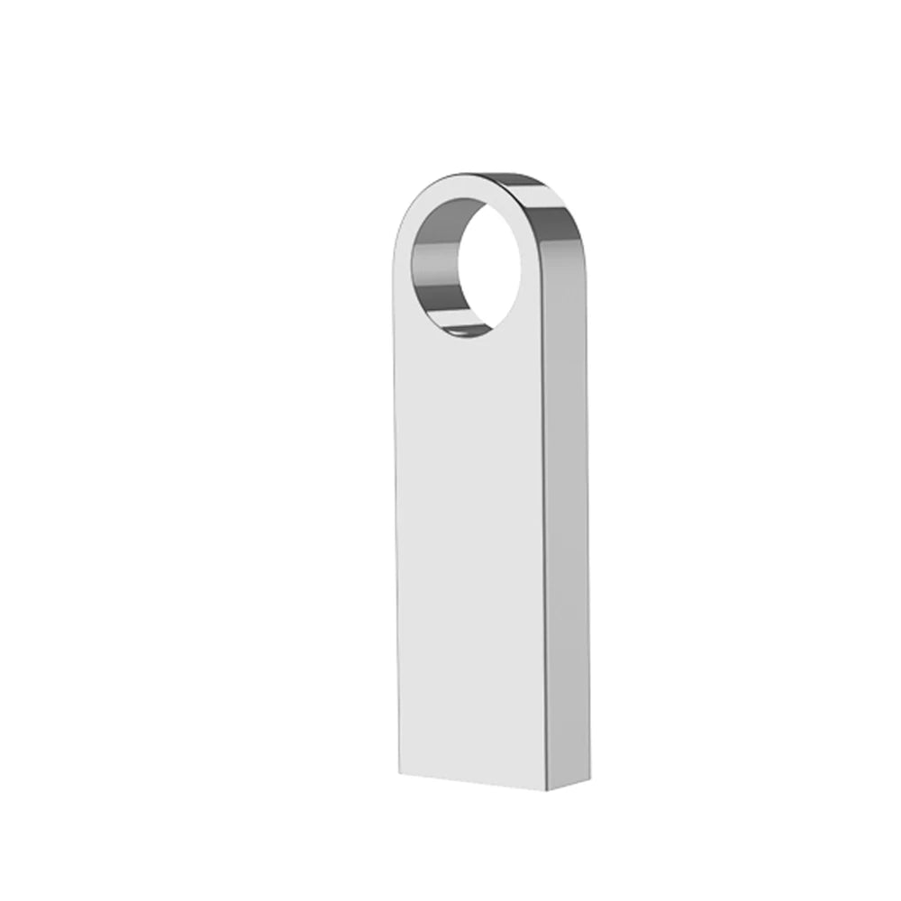 Slim Metal USB Flash Drive with Custom Logo for Everyday File Storage