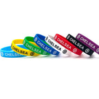 Custom Silicone Wristbands | Embossed | MOQ 100