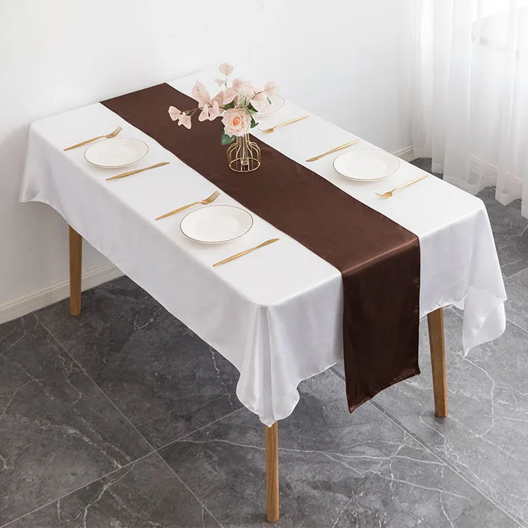 Satin Table Runners | 12×108 Inch | Stocked | MOQ 10