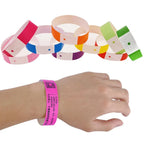 Custom Tyvek Wristbands 1,000 MOQ | Waterproof UV-Resistant Event ID