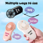 Custom Outdoor USB Portable Mini Cooling Fan with Logo | MOQ 100