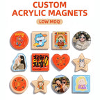 Custom Christmas Acrylic Fridge Magnets Wholesale | MOQ 1000