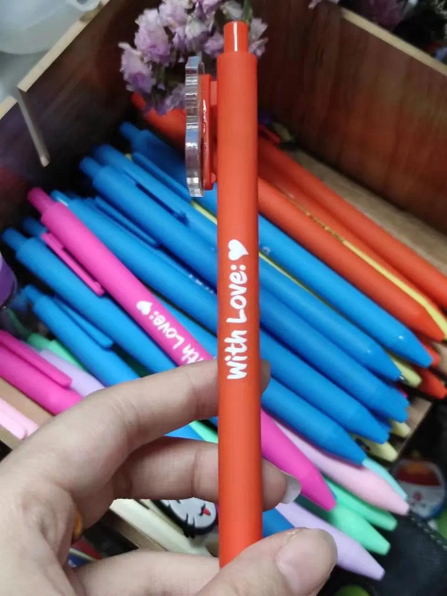 Custom Soft PVC Cartoon Pens with Logo | MOQ 100