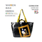 Custom PP Woven Tote Bags | 20 MOQ | 5,000 for Logo