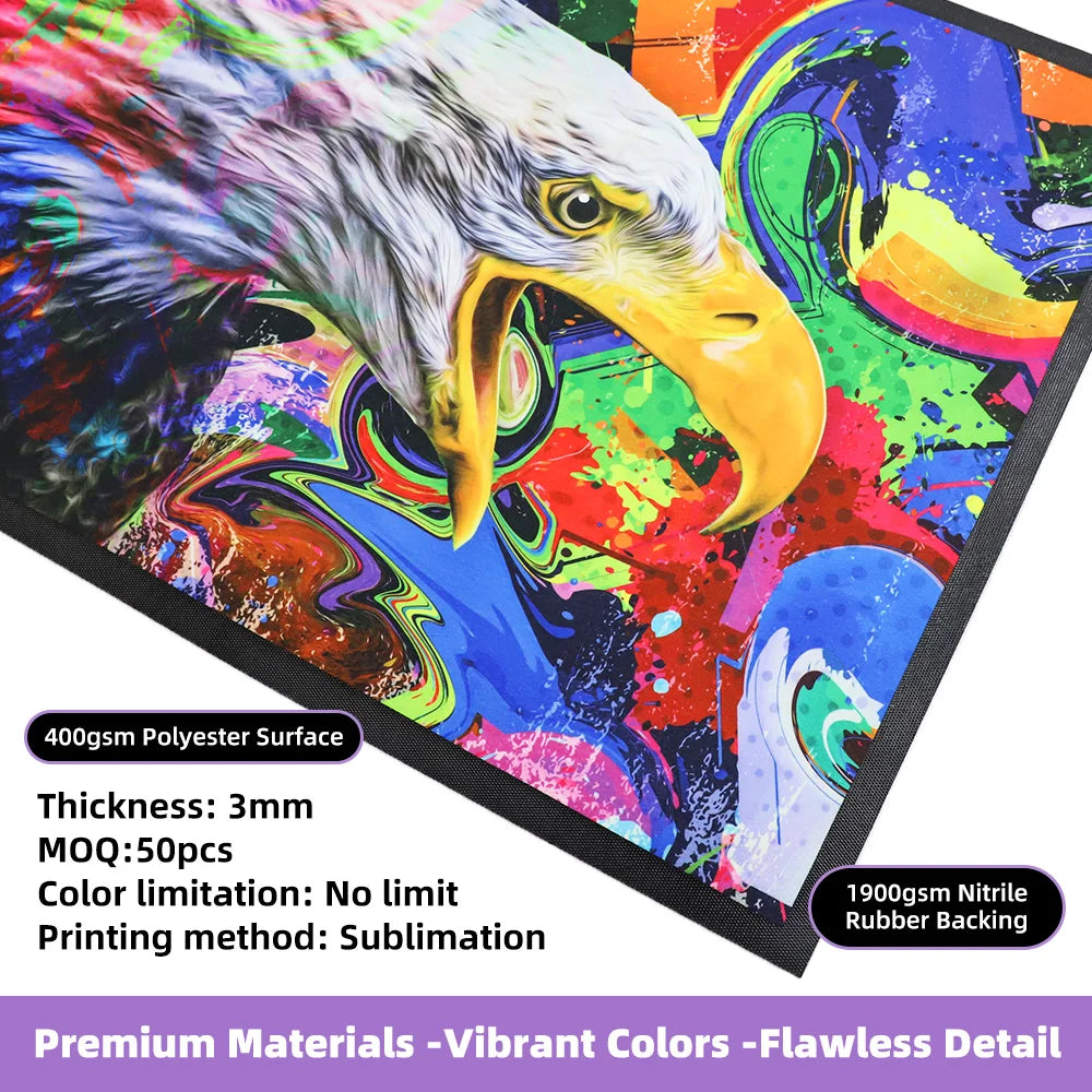 Custom Waterproof Sublimation Floor Mat – 500pc MOQ | Polyester Doormat Blank for Full-Color Logo