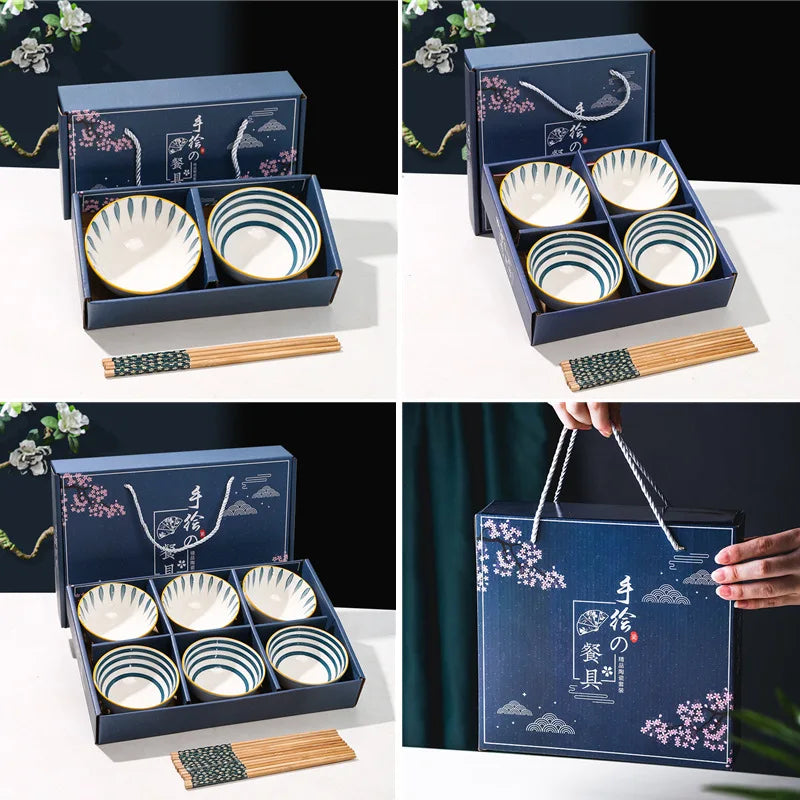 Ceramic Bowl Sets: 20 MOQ, Under-Glazed, Gift Box | Wedding & Corporate Tableware Gifts