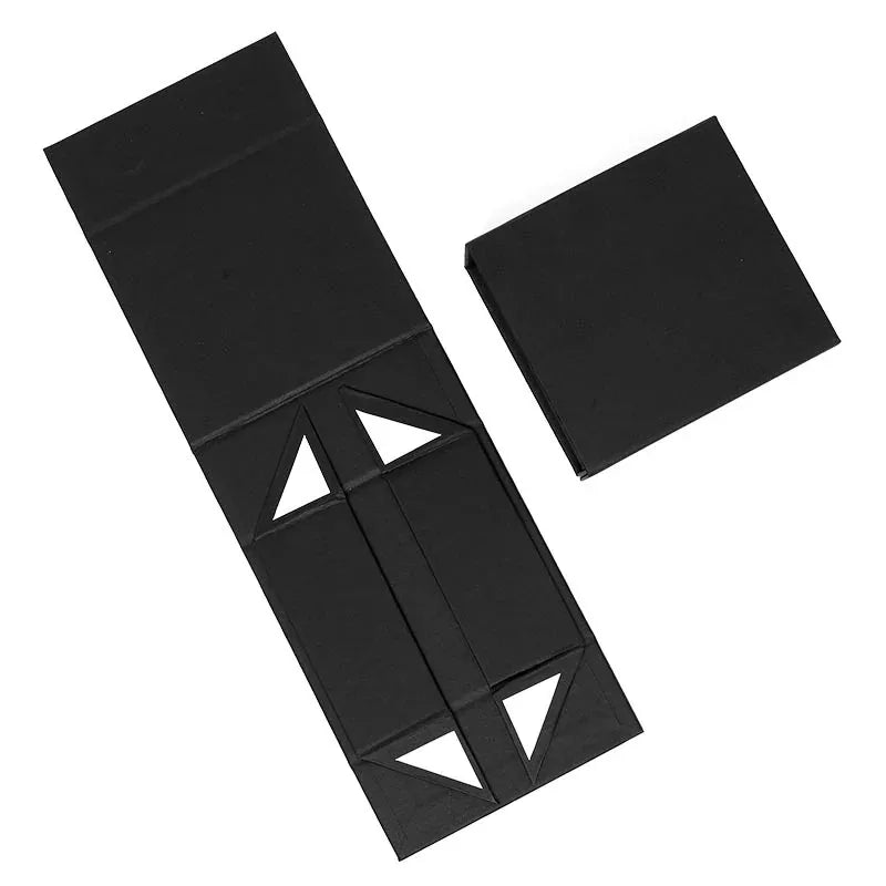 Custom Rigid Magnetic Box with Matte Black Finish | Luxury Packaging OEM Wholesale
