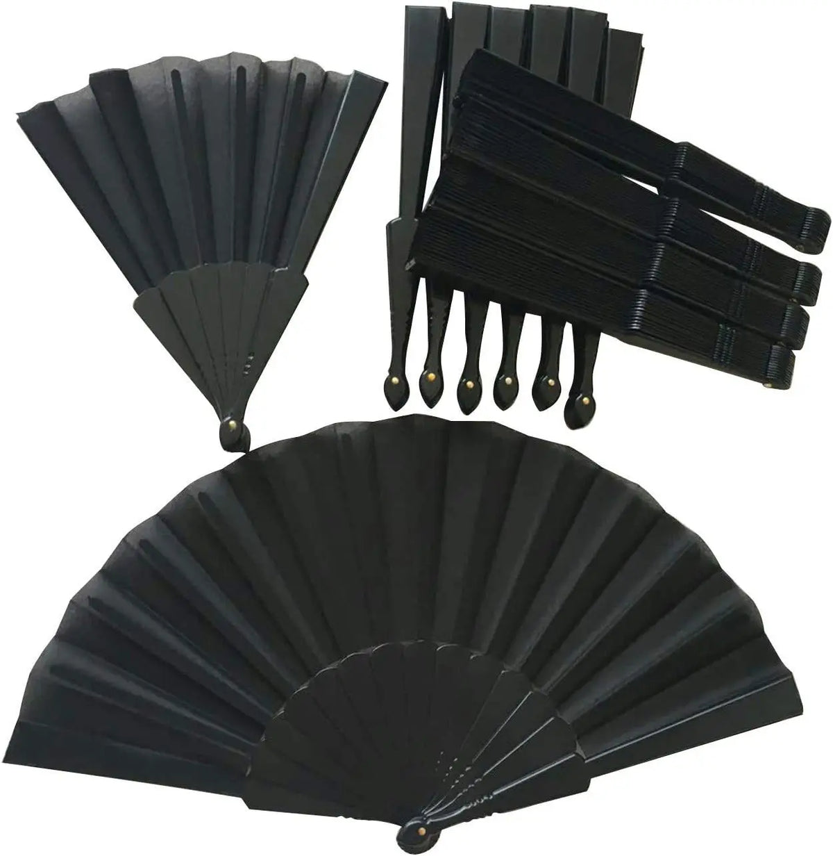 Hot Sale Custom logo Folding Hand Fans 13 Inch Large Folding Bamboo Hand Fan for Wedding