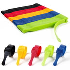 Custom nylon cable ties with adhesive backing for employee kits & conferences. 1,000 MOQ, 7-day samples, screen printing