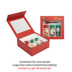 Custom Rigid Gift Boxes with Logo | MOQ 500 | Magnetic Closure