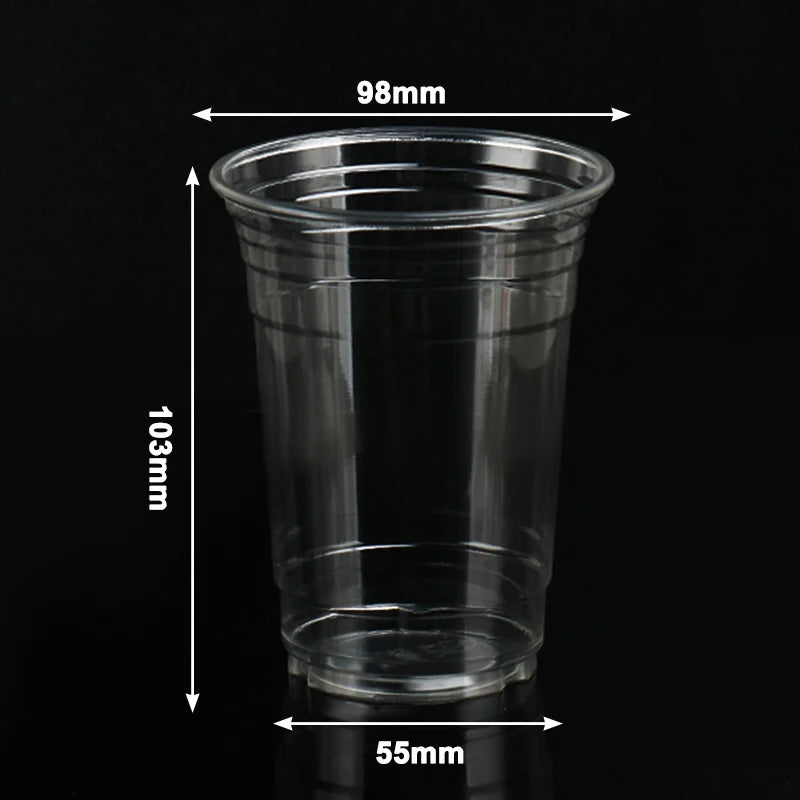 Custom PLA Biodegradable Cold Drink Cups 12-32oz | 100% Compostable BPA-Free