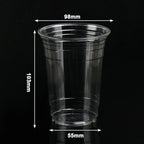 Custom PLA Biodegradable Cold Drink Cups 12-32oz | 100% Compostable BPA-Free