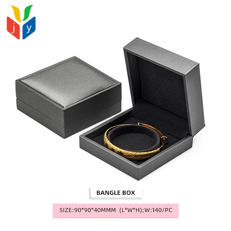 Custom PU Leather Jewelry Boxes with Logo | MOQ 100