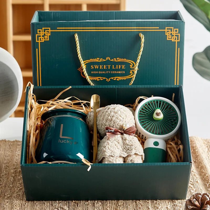 Custom Ceramic Mugs: 40 MOQ, 7-Day Lead, BPA-Free | 301-400ml Drinkware with Lid & Gift Box