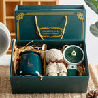 Custom Ceramic Mugs: 40 MOQ, 7-Day Lead, BPA-Free | 301-400ml Drinkware with Lid & Gift Box