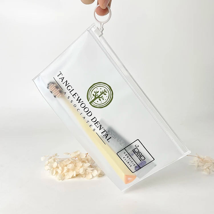 Custom Printed PVC Pouch with Full-Color Print | Waterproof Toiletry Bag for Travel & Gift Packaging