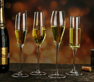 Custom Crystal Champagne Flutes | 100 MOQ for Wedding & Event Toasting