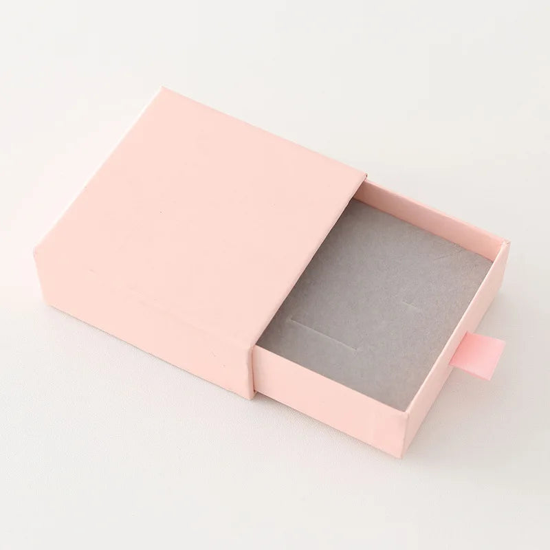 Custom Luxury Jewelry Drawer Boxes: 500 MOQ, 4mm Grey Board, Slide Design | Embossed/Laminated Gift Packaging