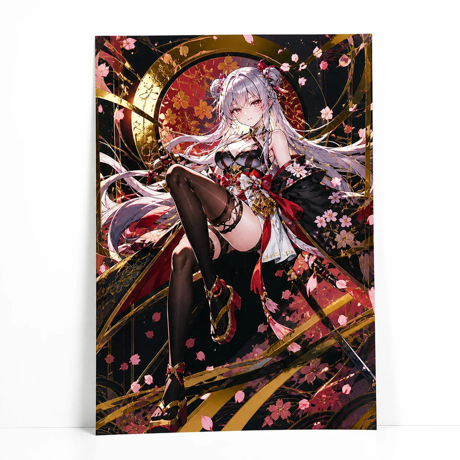 Custom Gold Foil Art Prints | 350GSM Cardstock | 30 Pcs MOQ | Convention Merch
