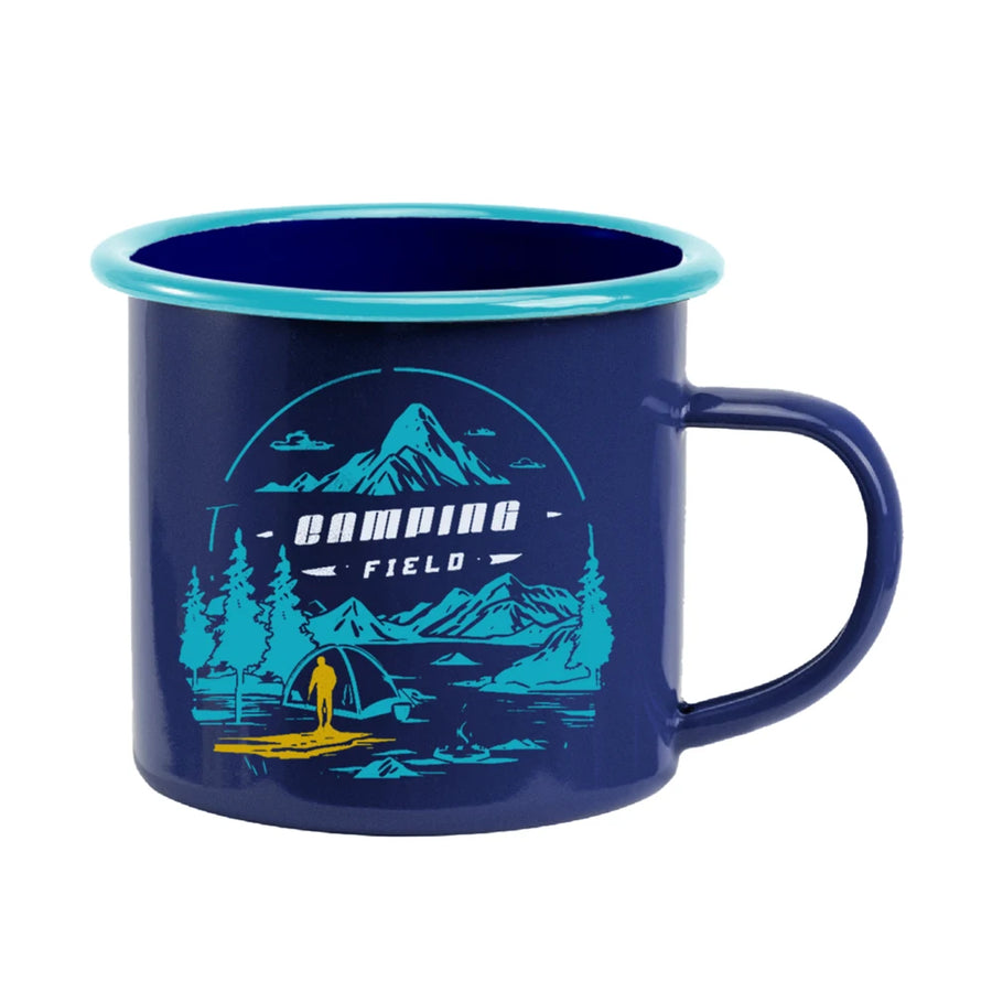 Custom Logo Enamel Mugs | 50 pcs MOQ | LFGB Certified Drinkware