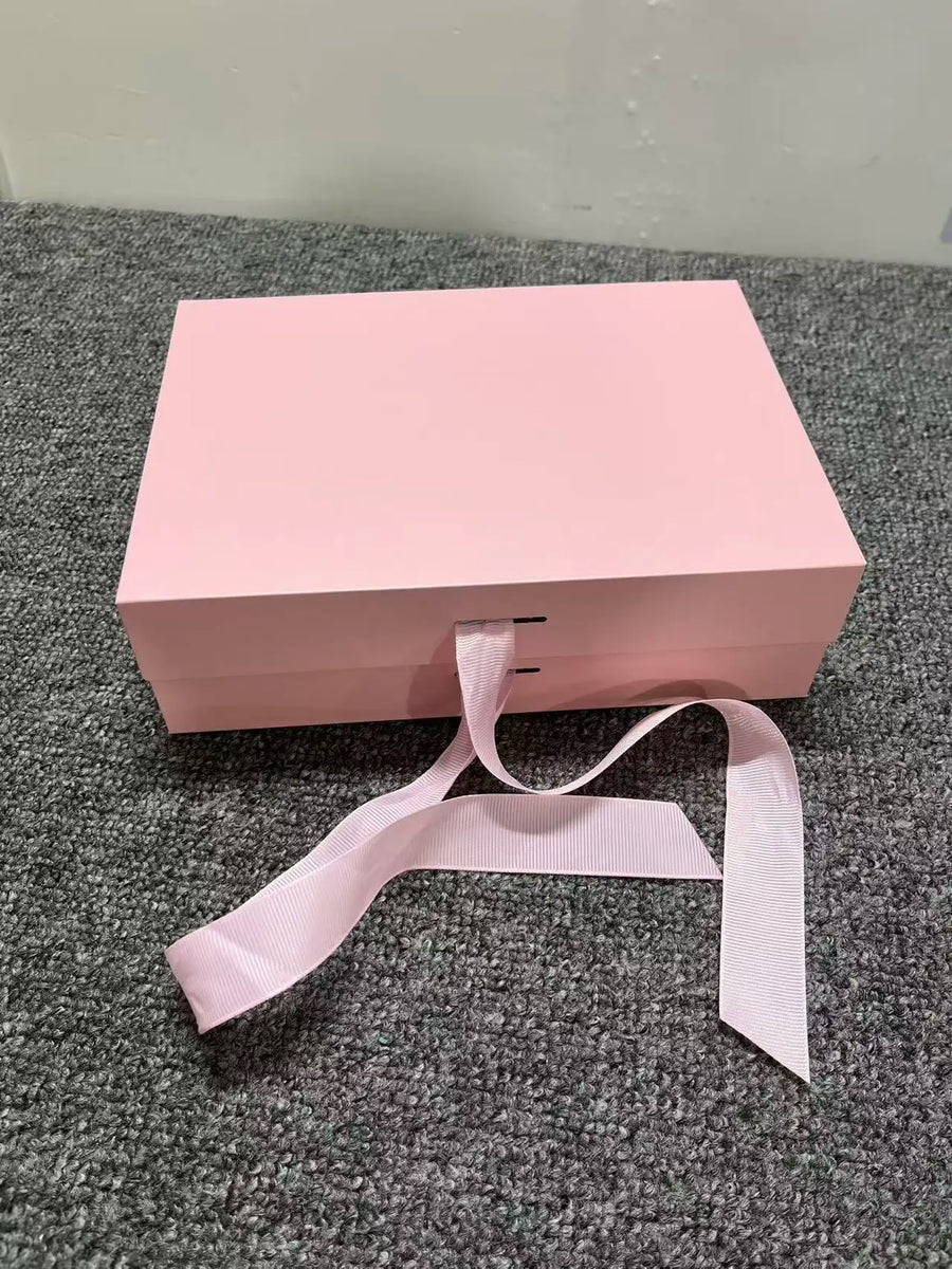 Custom Magnetic Foldable Gift Box: Coated Paper, Four-Color Print, Matt Lamination