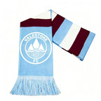 Custom Double-Sided Football Scarves | 50-Piece MOQ & 35-Day Lead Time | Jacquard Knitted | Team Merchandise