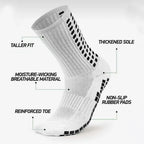 Custom Non-Slip Football Socks | MOQ 20 | 20-Day Lead