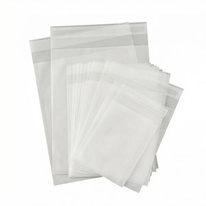Custom Glassine Paper Bags 100,000 MOQ | 100% Recyclable Biodegradable