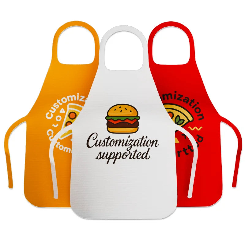 Custom Disposable Plastic Bib Aprons with Food-Grade Certification | 1 Carton MOQ for Seafood & BBQ Restaurants