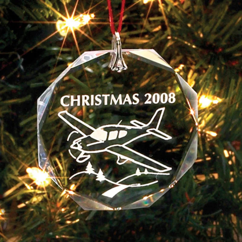 K9 Crystal Ornaments 50 pcs | Custom Logo Christmas