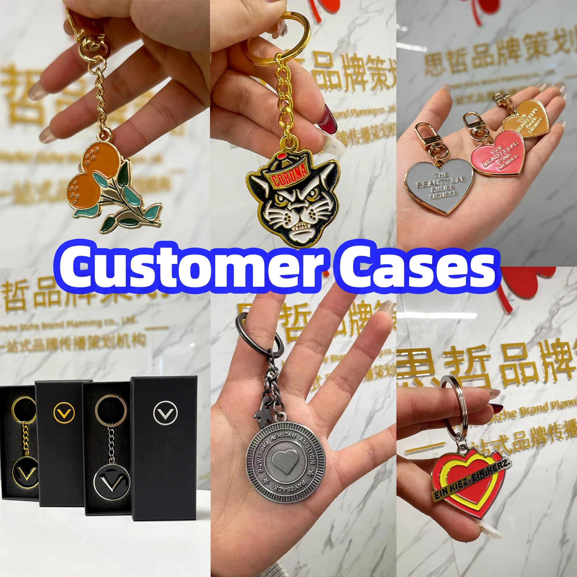 Custom Metal Keychains with Logo | 50 MOQ Promotional Giveaways