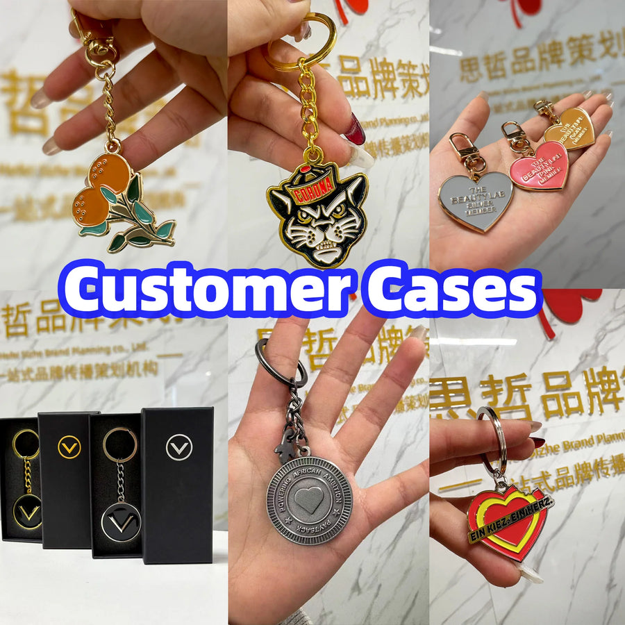 Custom Metal Keychains with Logo | 50 MOQ Promotional Giveaways