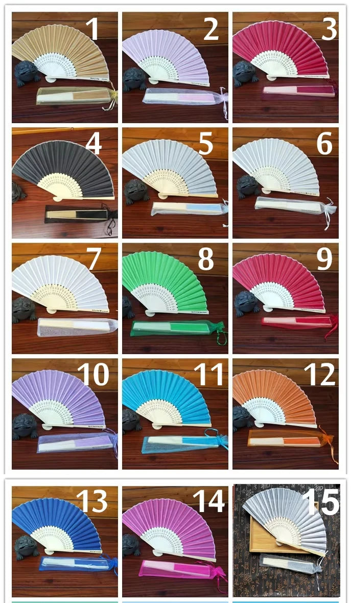 Signature Summer Cool - Custom-Branded High-Density Folding Hand Fans for Events & Boutique Giveaways