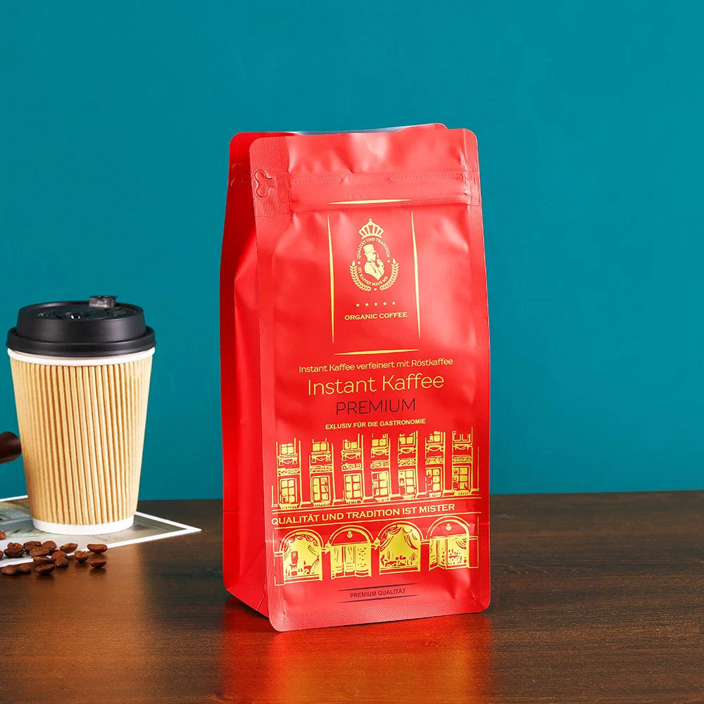 Custom Coffee Bags with Valve | Bulk MOQ 5,000