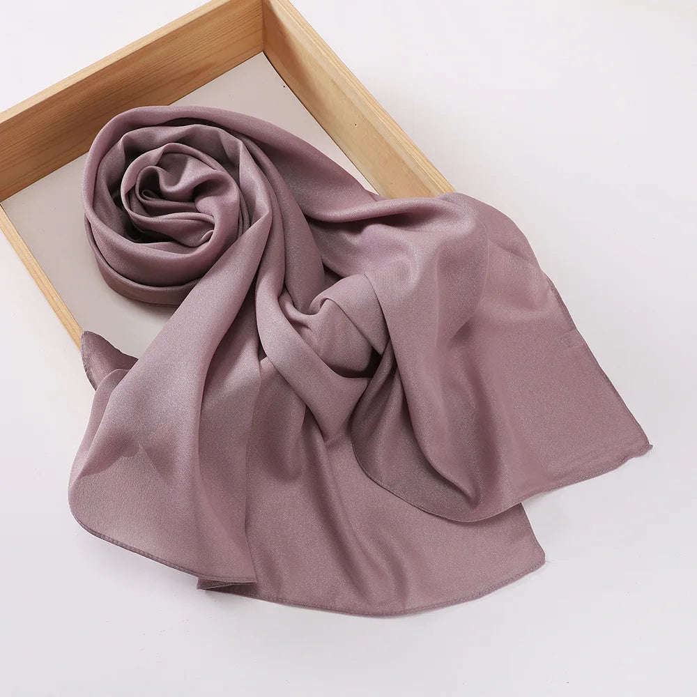 Pearl-Luster Polyester Headscarves | 20-Piece MOQ & 7-Day Lead Time | Women's Fashion & Ethnic Wear