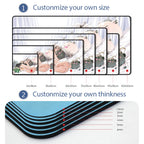 Custom XXL Desk Mat 800x400mm | Full Sublimation | Waterproof | 100pc MOQ