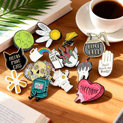 Custom Enamel Lapel Pins with Logo | MOQ 10 for Customization