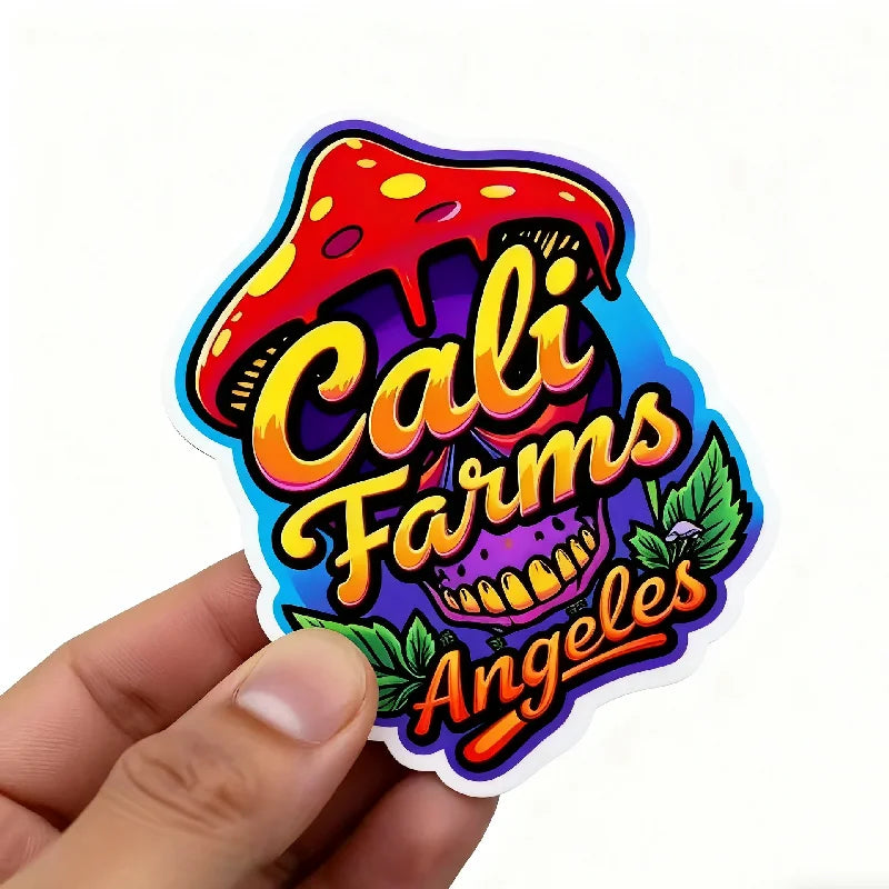 Custom Waterproof Vinyl Stickers | 100 Pcs MOQ UV Printing Die-Cut