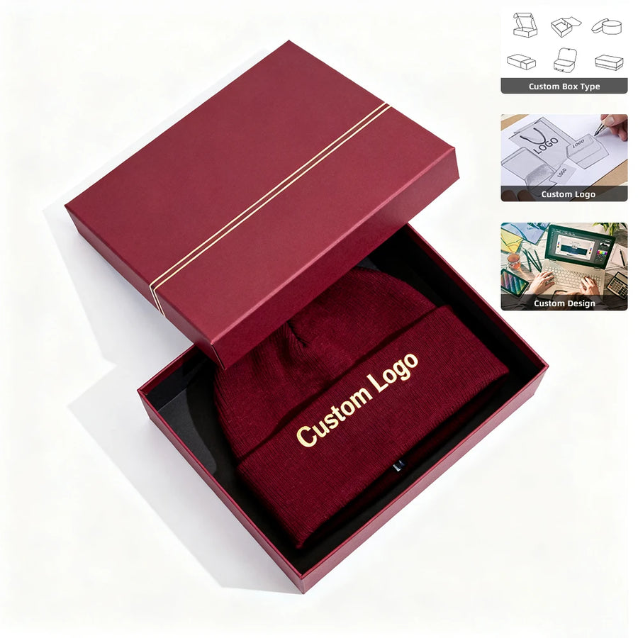 Custom Luxury Gift Box with Magnetic Closure | Biodegradable, 500 MOQ, 7 Certifications