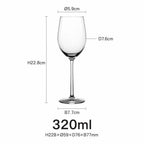 Vintage Crystal Wine Glasses: 500 MOQ, 14-Day Lead, LFGB Certified | Custom 500-1000ml Goblets