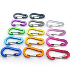 Custom Aluminum Carabiner Clips with Logo | Promotional Giveaways | 20 pcs MOQ