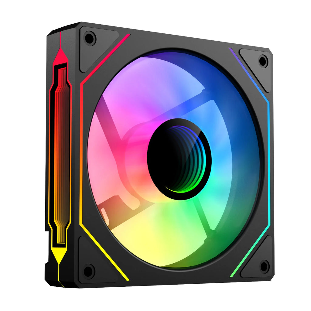 PLF120I Reverse ARGB PWM 120mm PC Case Cooling Fan | Custom Logo