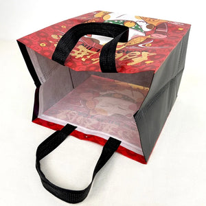Custom Non-Woven Shopping Tote Bag with Soft Loop Handles – Reusable Eco-Friendly Bag for Business & Promo