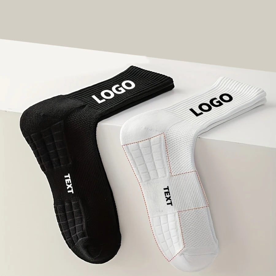 Custom Sports Socks with Logo | Running Basketball Crew Sock MOQ 50