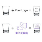 Custom Shot Glasses 50ml with Logo | Sublimation Printing | Bulk Corporate Gifts