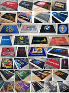 Custom Machine Made Nylon Floor Mat: Chromojet Print, Nitrile Rubber Backing