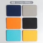 Custom Slim PU Leather Cardholder – Personalized Credit Card Holder With Logo Printing