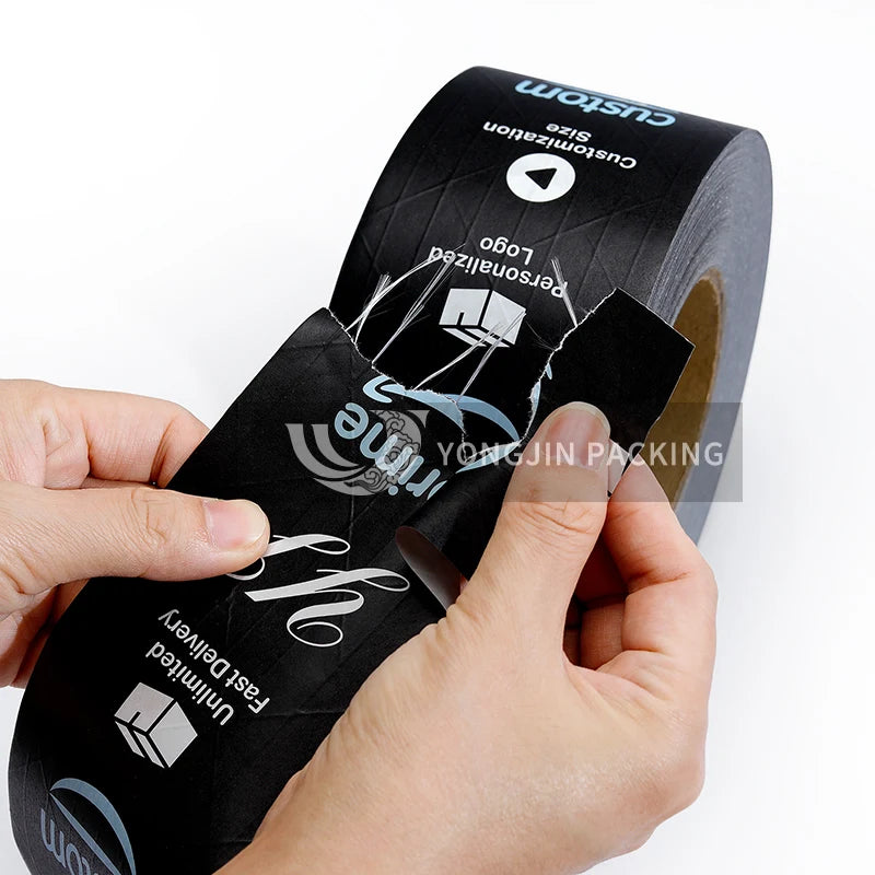 Custom Printed Kraft Paper Tape with Logo | Reinforced