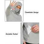 Custom Wholesale Men's Long Sleeve Performance Hoodie Anti-UV Fishing Wear with Mask UPF 50 Sun protection Clothes Fishing Shirt