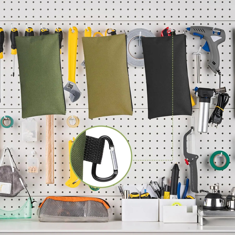600D PVC Coated Nylon Tool Bag | Zipper Pouch